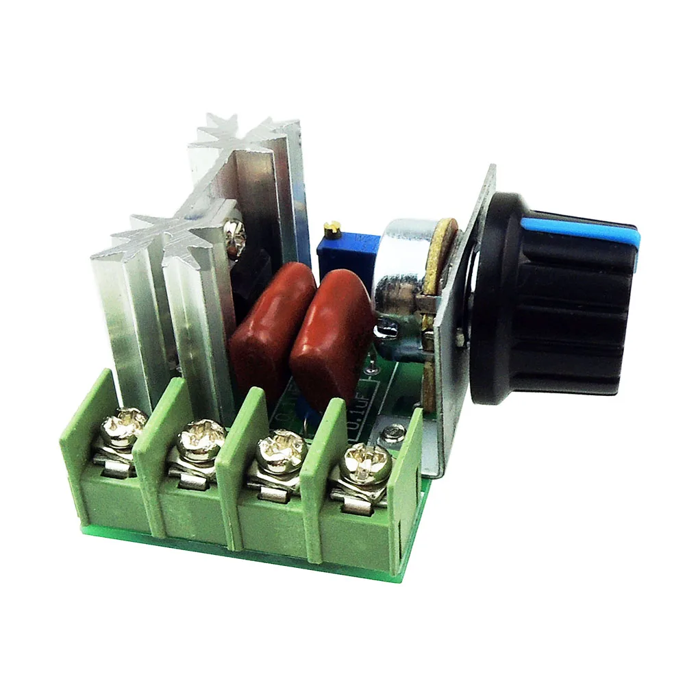 Импортный высокомощный электронный термостат SCR 2000 Вт регулятор частоты