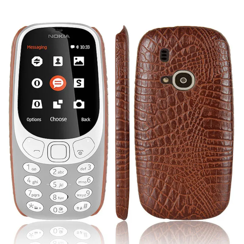 Чехол для телефона Nokia 3310 2017 Модный чехол накладка из крокодиловой кожи Capa
