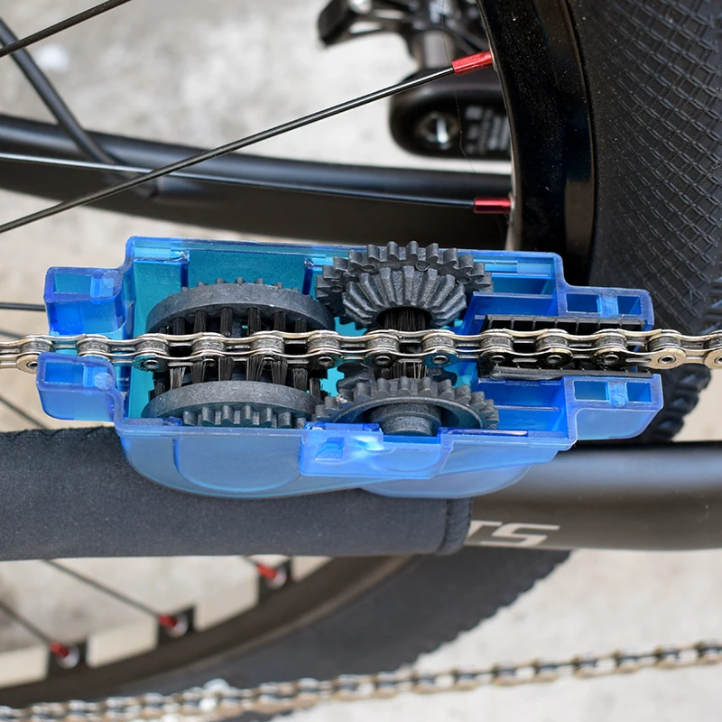 Портативный очиститель для велосипедных цепей щетка чистки велосипедов