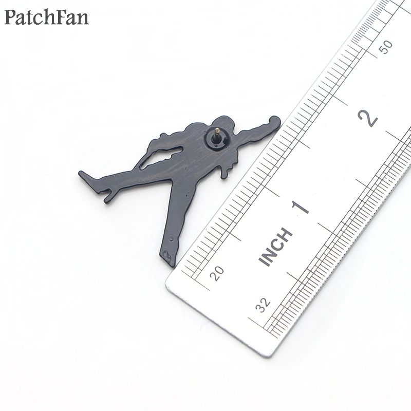 Patchfan из цинкового сплава для галстука значки para рубашка сумка Одежда Кепка