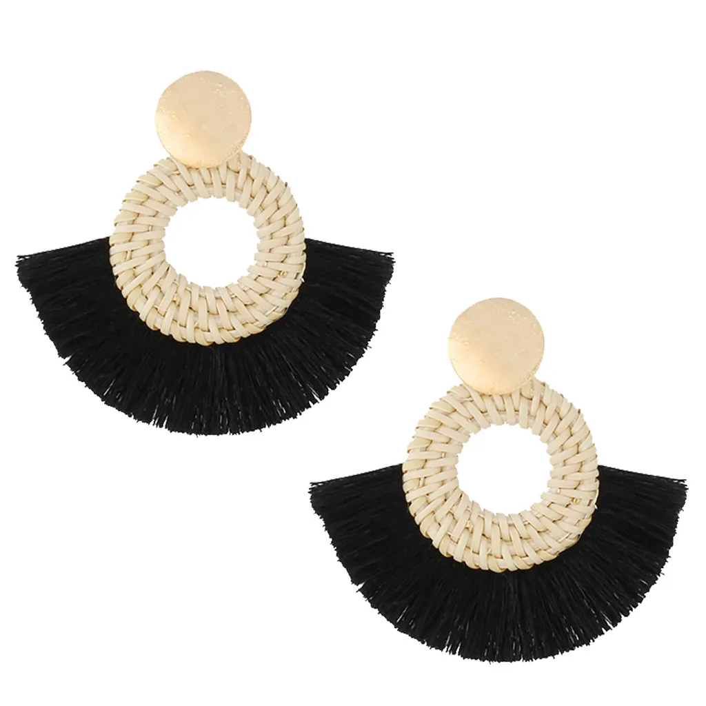 Diomedes Bohemian Statement Hot Sale Tassel Simple Light Cute New Girl&amplady Dangle Irregular Modern Jewelry Y606 | Украшения и
