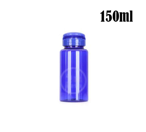 20 шт 150cc синий цвет ПЭТ Медицинские бутылки капсулы таблетки порошка 150 мл