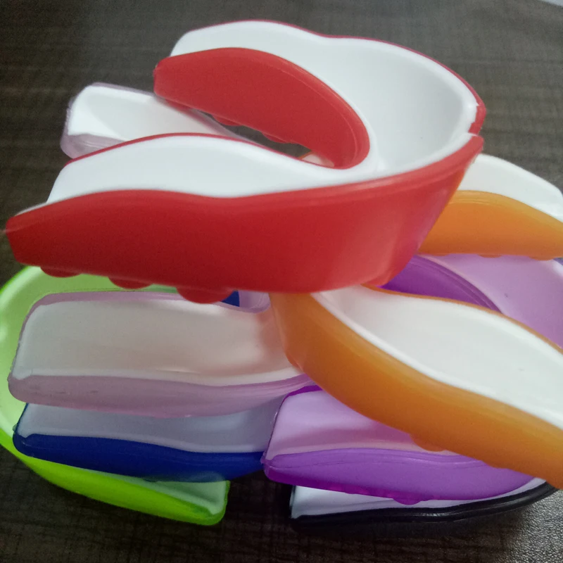 Защита для рта силиконовый двухсторонний резиновый щит защита зубов бокса MMA