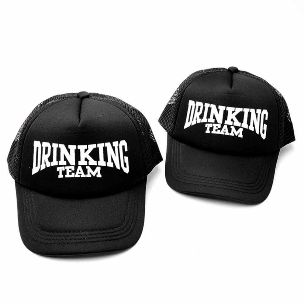 Жениха Drinking Team принт Кепка тракер в Для мужчин хип хоп Snapback Регулируемая