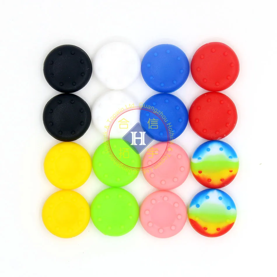 HOTHINK 10 шт. джойстик Кепки s силиконовые сцепление Кнопка Крышка для PS4 контроллера