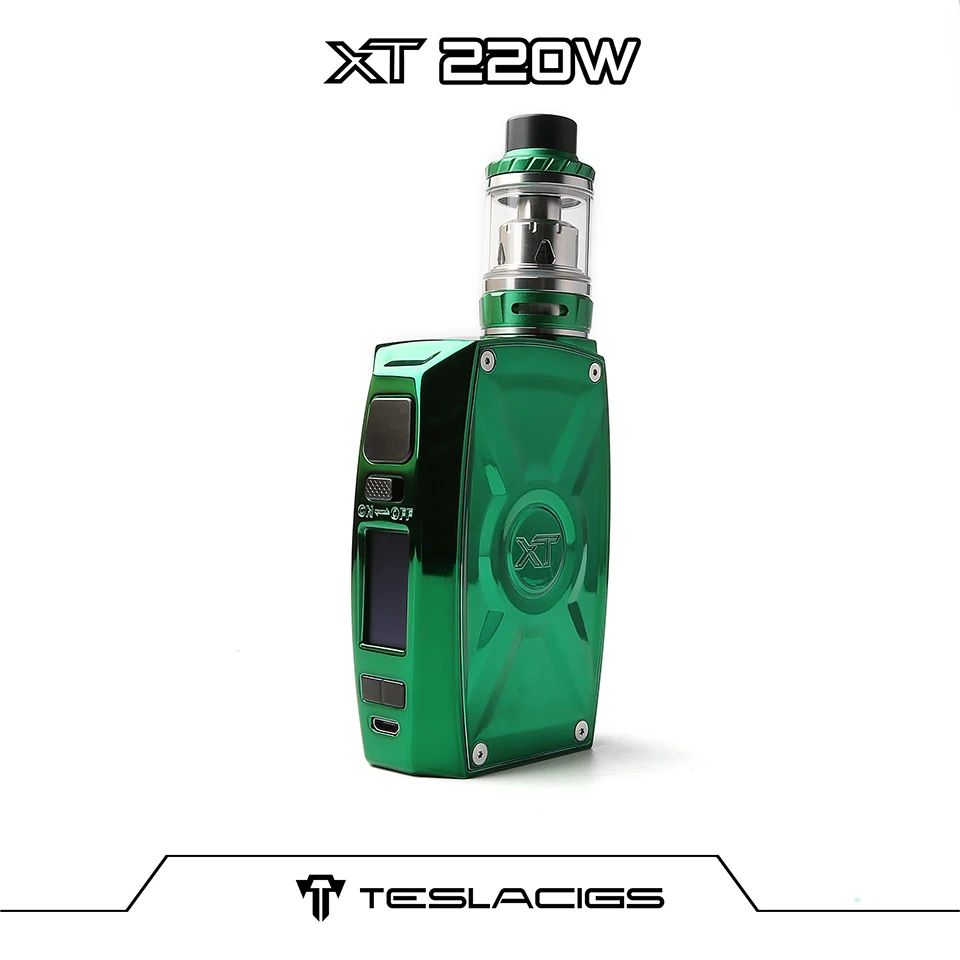 Оригинальный набор Teslacigs XT 220 Вт Tesla бокс мод Vape Tallica мини атомайзер 4 мл
