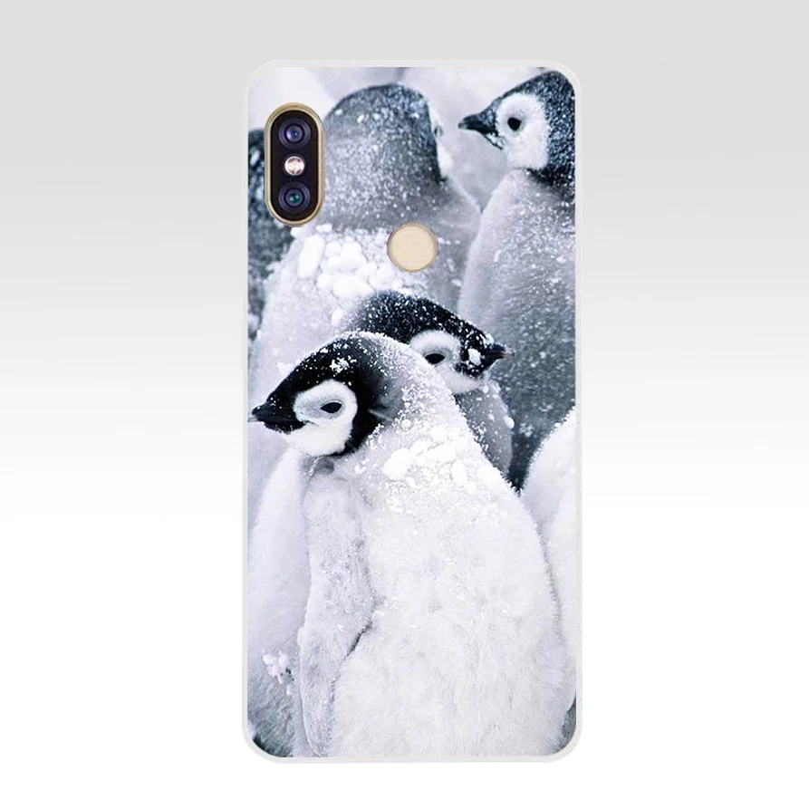 208AQ Penguin Party Soft Silicone Tpu Cover phone Case for xiaomi redmi 6 pro note 5 plus 4 4x mi 8 | Мобильные телефоны и
