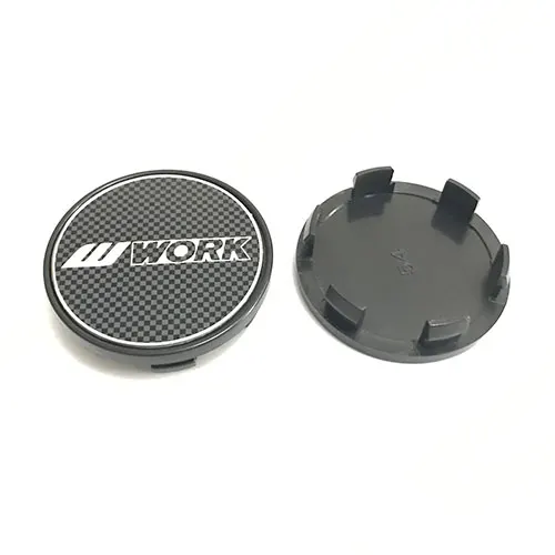 Рабочий центр эмоций колпачок на колесо 54 мм колпачки для SSR обода авто аксессуары Крышка Ступицы ADVAN гоночный Стикер Эмблема кэш джанте - Цвет: carbon grain work