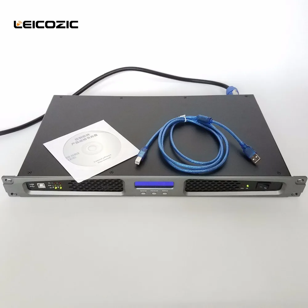 Leicozic DT2650 усилитель класса d 1000 Вт * 2 RMS 4 Ом звук 1u цифровой dsp процессор сценическое