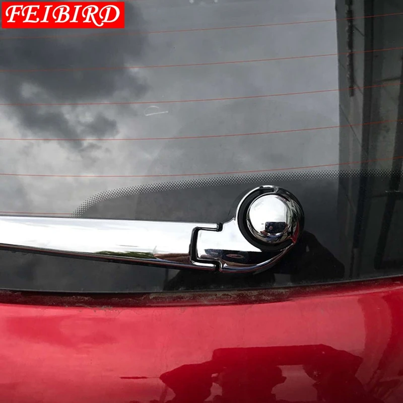 Для MG ZS авто аксессуар ABS хромированное покрытия, для заднего стекла хвост стеклоочиститель для чистки чехол отделка яркий стиль