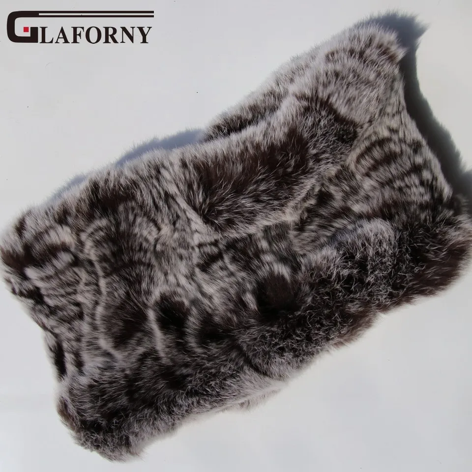 Glaforny, вязаный шарф из кроличьего меха, кольцо,, настоящий кролик рекс, повязки для волос, женская зимняя мода, меховое ожерелье, 35 цветов