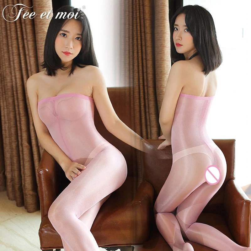 Новинка прозрачные блестящие колготки женские пикантные раскрашенные с