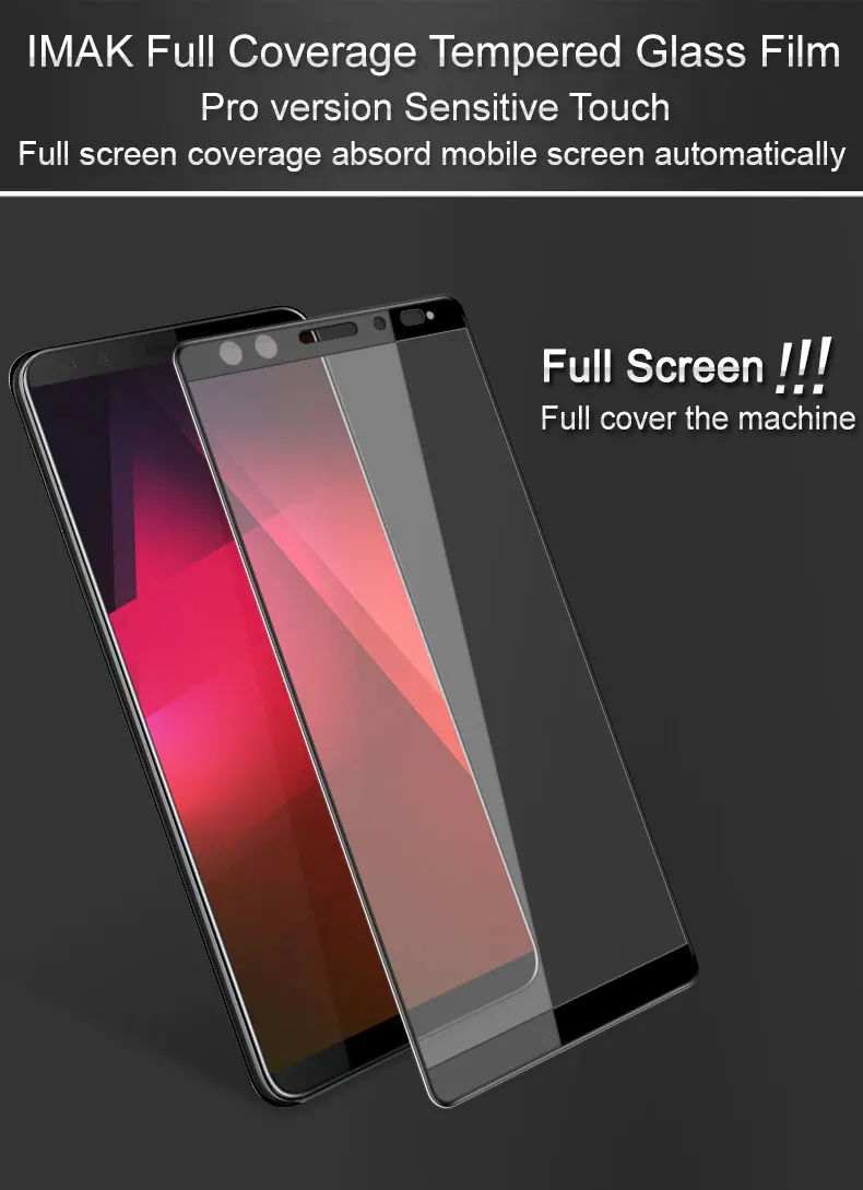 Imak закаленное стекло для htc U12 Plus Pro+ полная клеевая Защитная пленка для экрана для htc U12 Plus стекло