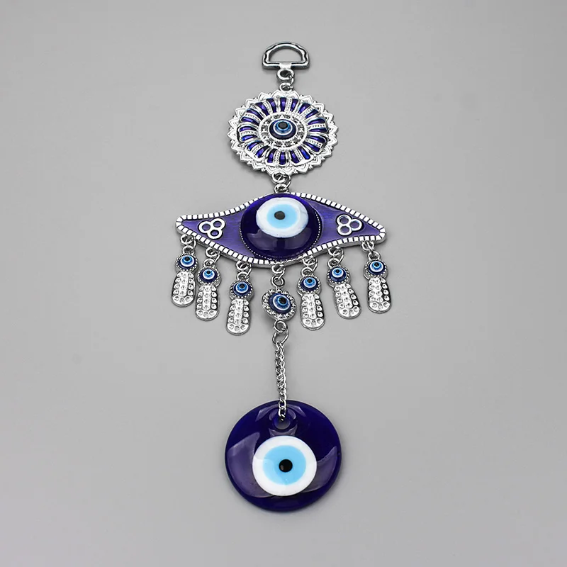 1 шт. индейка брелок для ключей от сглаза сплав кисточкой настенное стекло