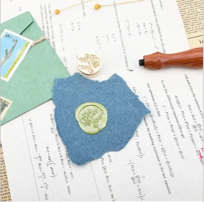 Старинный восковой штамп конверт для запечатывания лаковая печать