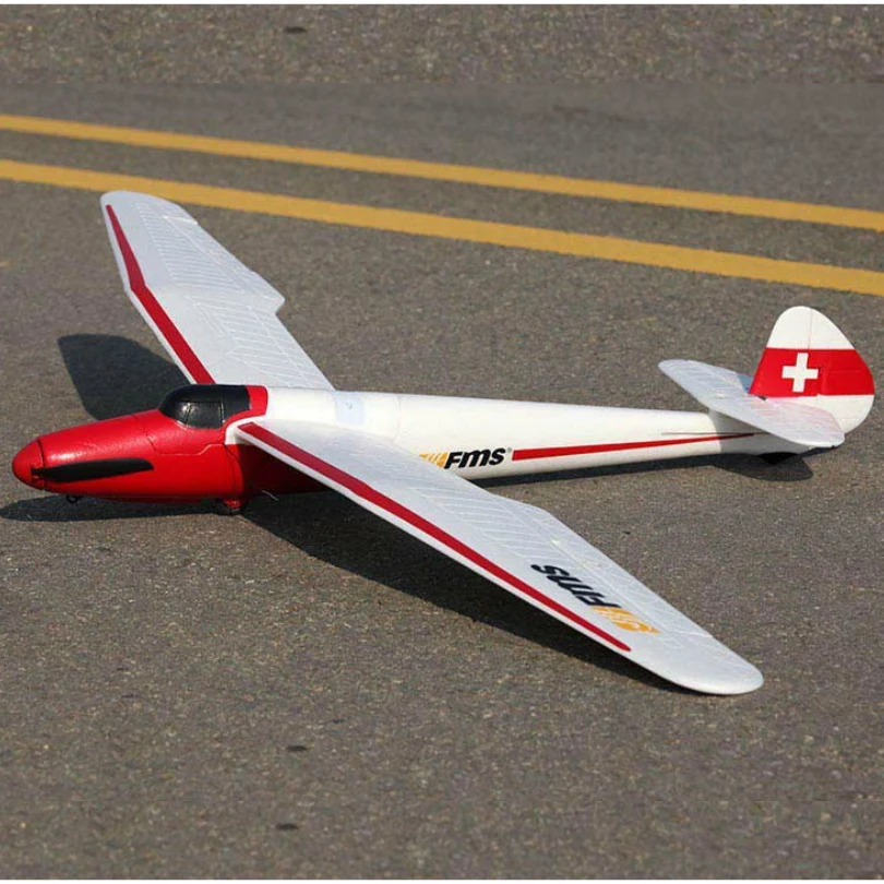 

FMS RC Airplane 1500mm (59.1") Moa Glider 4CH 2S PNP Durable EPO Easy Trainer Beginner Radio Remote Control Model Plane Aircraft