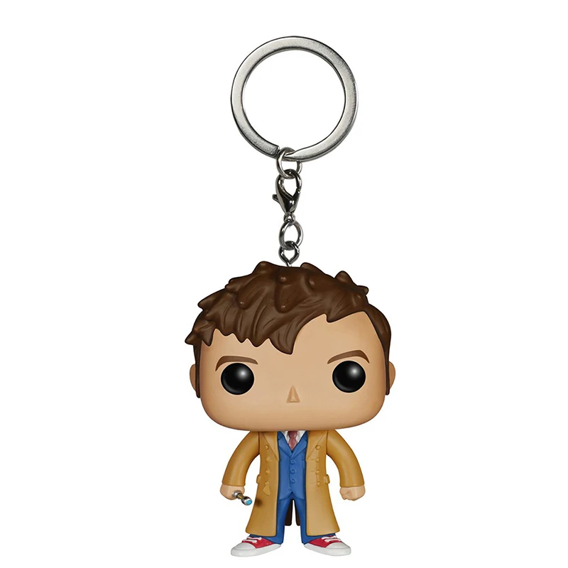 POP Doctor Who ADIPOSE TENTH ELEVEN двенадцатый брелок с надписью модель игрушка на кольцо для