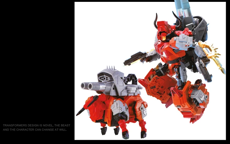 JinBao трансформация фигурки G1 MMC Predaking Feral Rex Predacons 6в1 негабаритных Обновление издание робот розничная boxToys