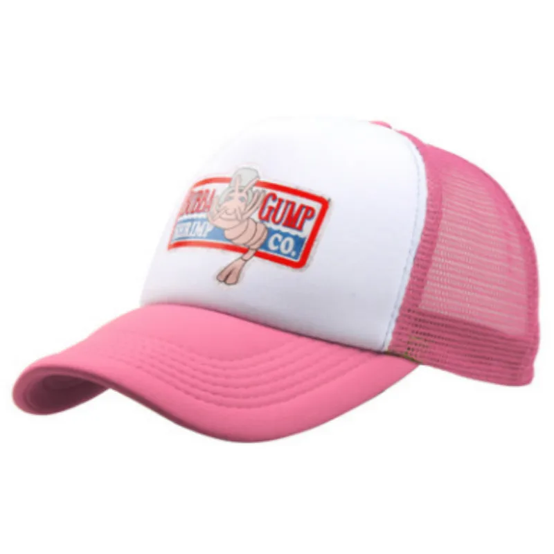 Повседневная летняя бейсболка с принтом BUBBA GUMP для мужчин регулируемая креветки