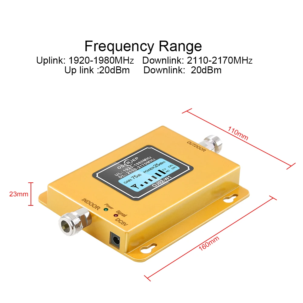 70db 3g 2100 сотовый телефон 2100 МГц повторитель 2100 МГц усилитель сигнала lcd Mini 3g LTE WCDMA UMTS не включает антенну