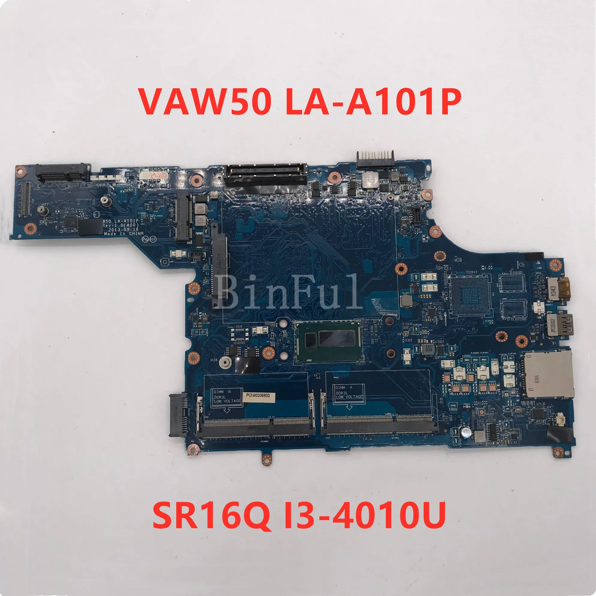 Высокое качество для Latitude E5540 материнская плата ноутбука VAW50 LA A101P с SR16Q I3 4010U CPU 100%