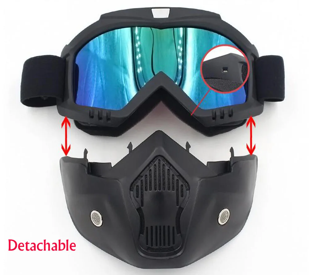 Новое поступление самые популярные съемные модульные маски очки и ротовой