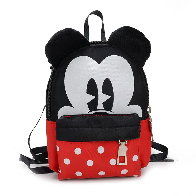 Minnie Disney Детская сумка мини Микки Маус для женщин рюкзак милый мультфильм Минни детский сад детские пакеты для закусок подарки на день рождения - Цвет: Minnie