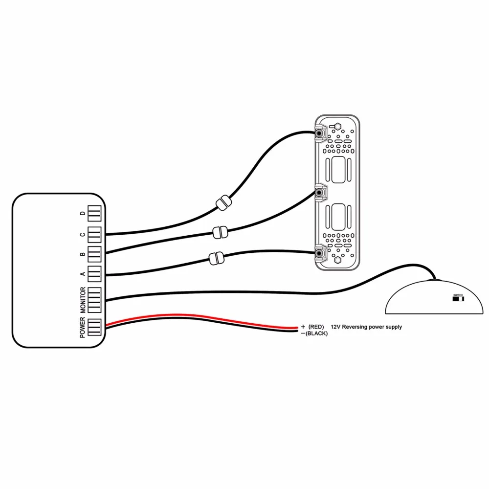 Система парковочного датчика автомобиля Buyee с радарным детектором для заднего номерного фрейма EU с 3 датчиками и сигналом на дисплее.