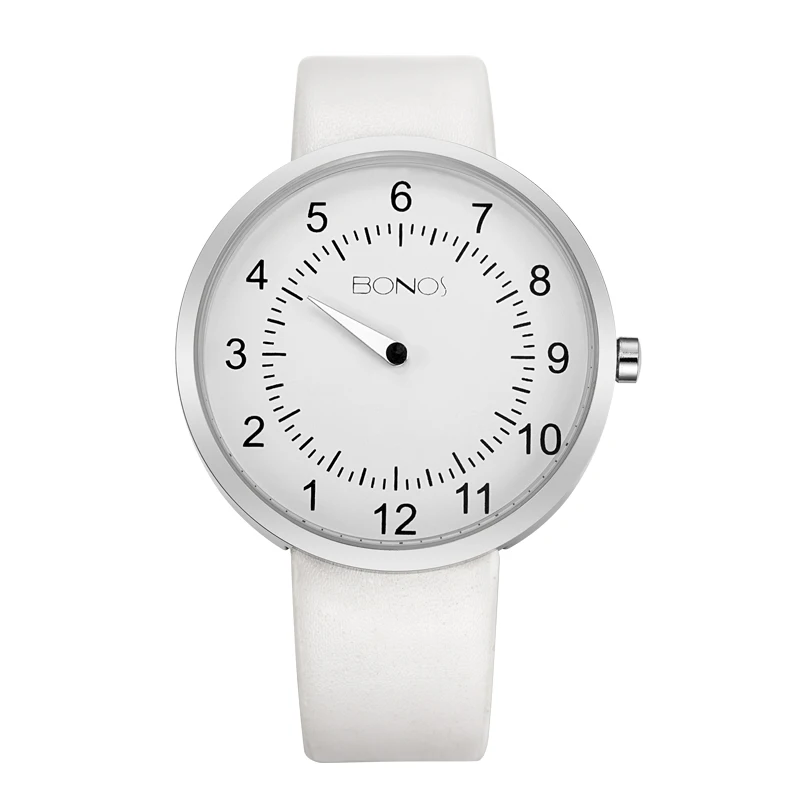 Уникальные Кварцевые часы с указкой мужские обратной шкалой модные