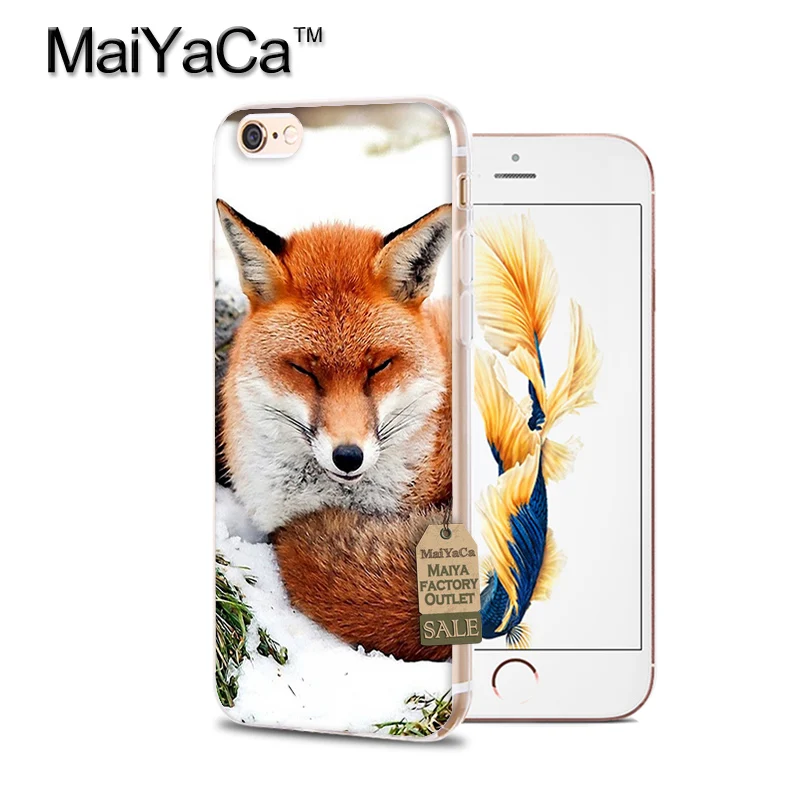 A26 Чехол MaiYaCa для iphone 7 6 X, милый чехол с лисой на осень, Лесной чехол для телефона iphone 11 Pro Max XS XR 6 6s 7 7plus - Цвет: A26