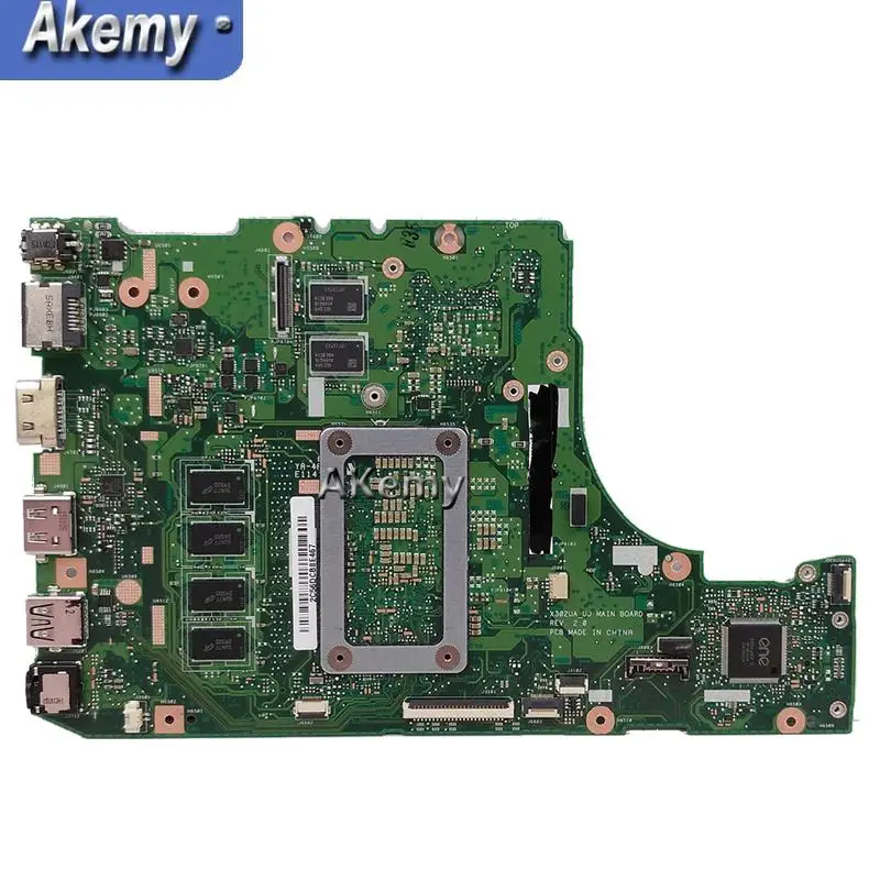 Akemy X302UJ с I3 6100 CPU 4 Гб RAM материнская плата для Asus X302UA ноутбука Rev 2 0 DDR4 4G UJ основная