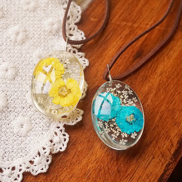 Boho натуральные два ромашки ожерелья и подвески кожаная цепочка Бохо длинные