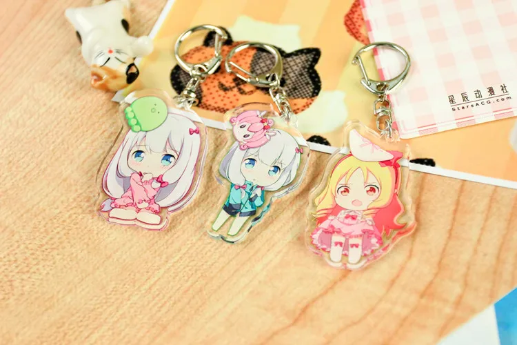 Аниме &quotEromanga Sensei&quot Izumi Sagiri акрил рисунок кулон брелок для ключей украшения