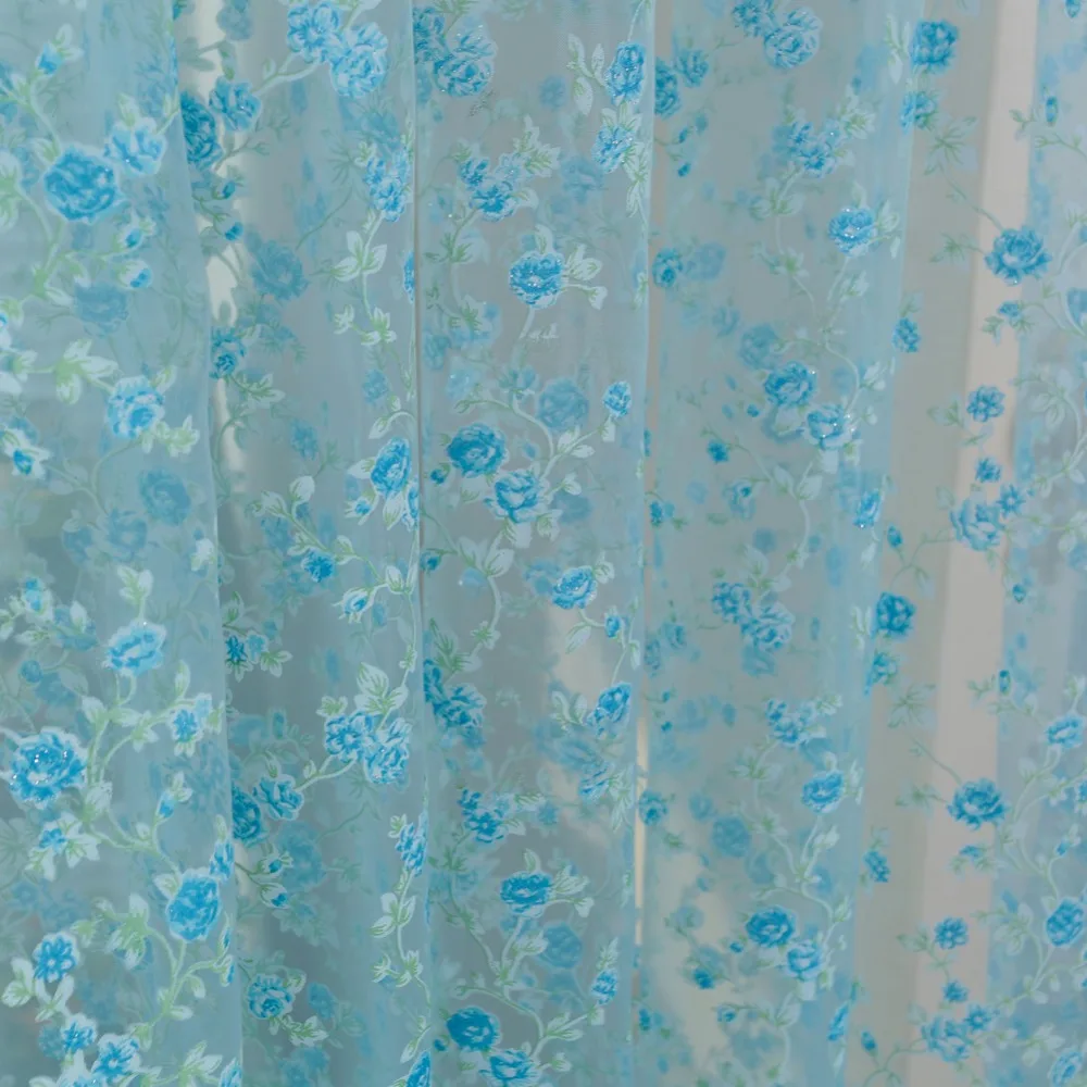 Современная оконная занавеска NAPEARL Тюлевая ткань с принтом для занавесок