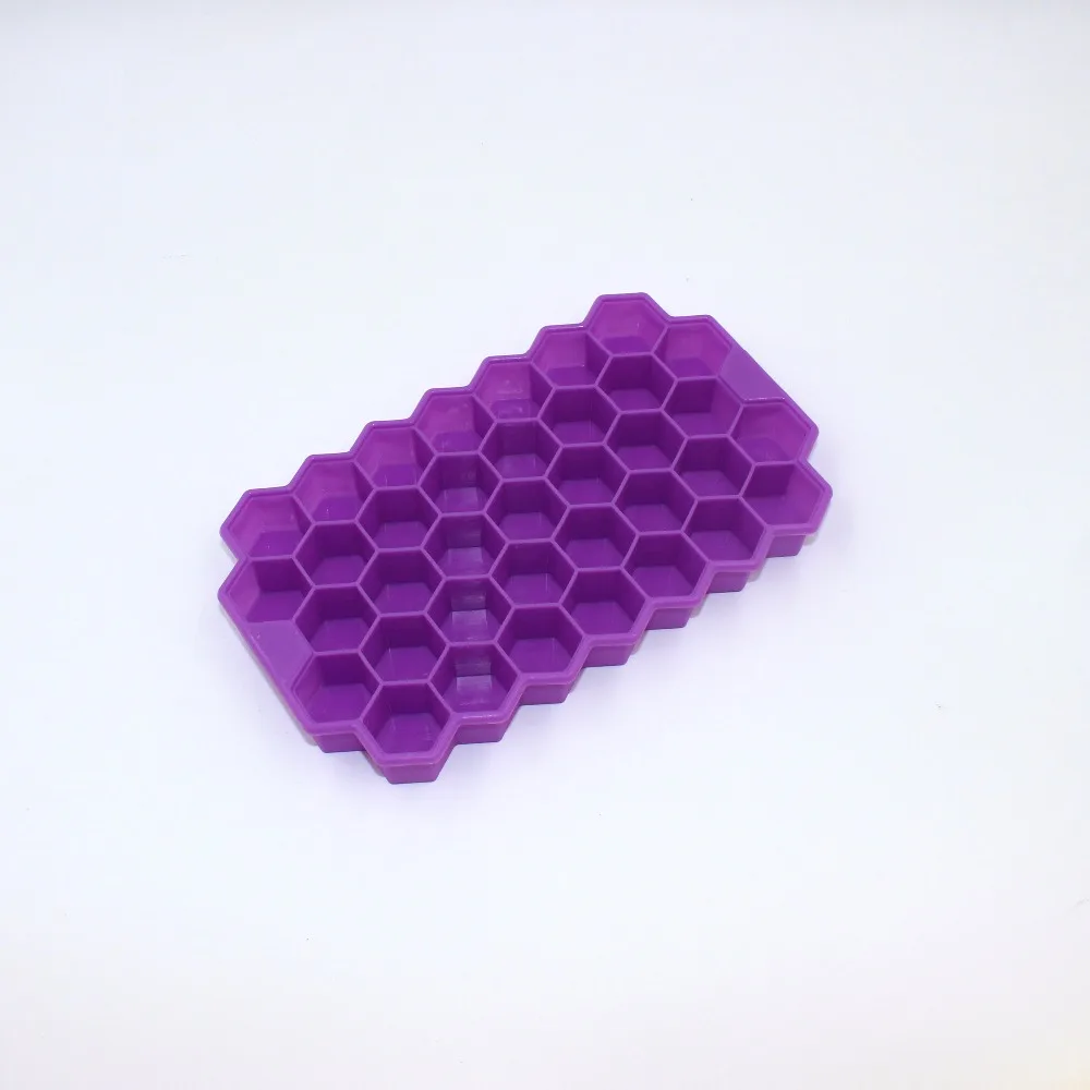 Ice Cube лотки, 37 кубики льда лотков с крышкой Stackable мини коктейльное Виски Ice Cube Плесень контейнеры для хранения