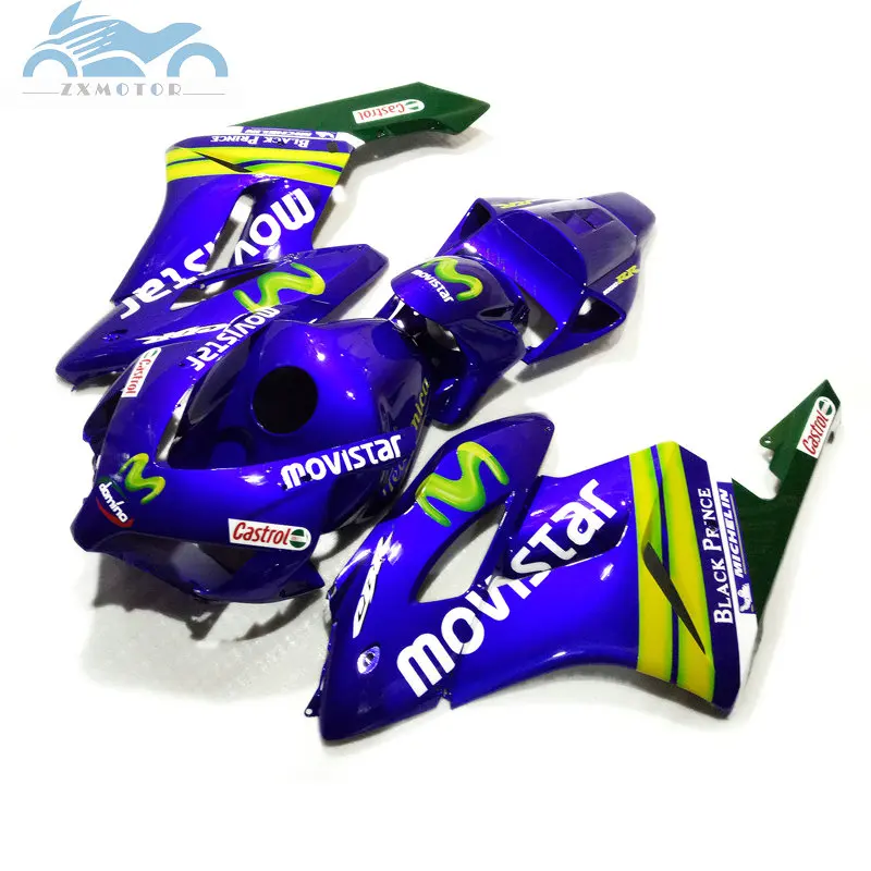 

Custom Injection fairing set for HONDA 2004 2005 CBR1000 RR blue movis fairings kit CBR 1000 RR 04 05 body repair moto parts
