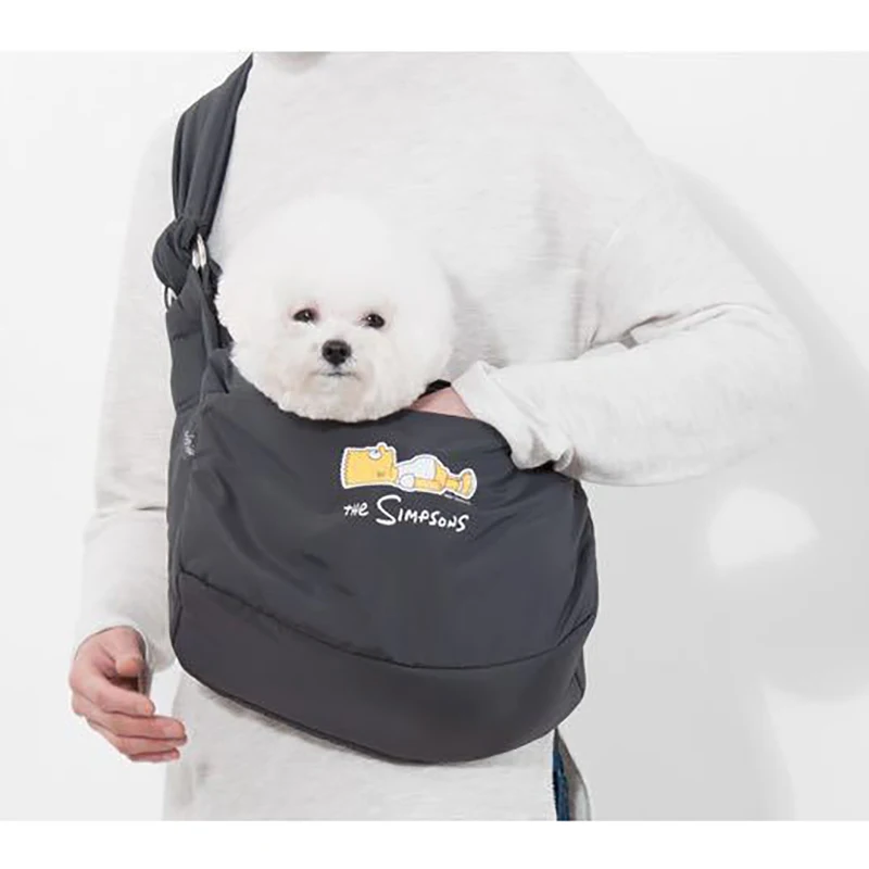 Breathable Travel Hands-Free Dog Carriers Reversible Double-sided Pet Shoulder Bags Pocket Small Cat Carrier Bag | Дом и сад