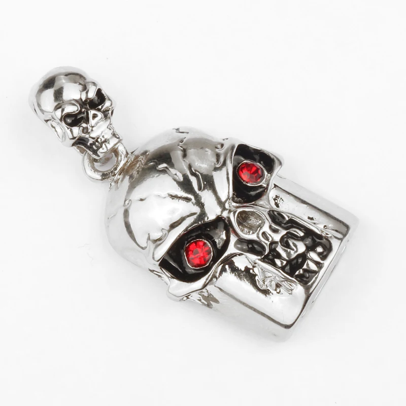 Amthin металлический Алмазный Скелет Голова Череп цепь USB флэш накопитель USB2.0 флеш