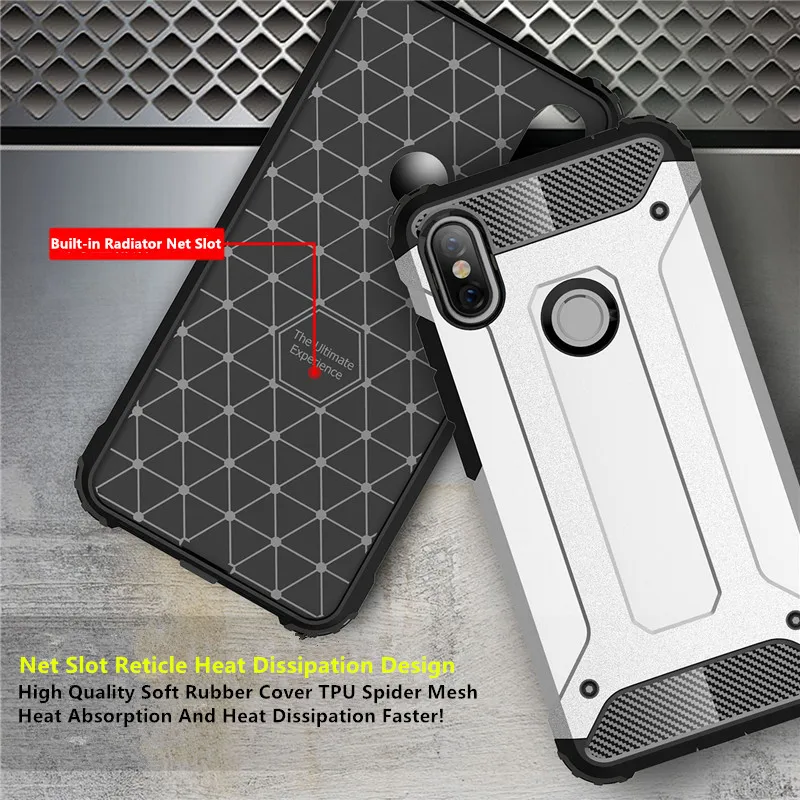 Hybrid Shockproof Armor Phone Back Case for Xiaomi Redmi 6A 6 S2 5A 4A 5 Plus Note Pro 4 4X Hard Rugged Impact Cover Fundas |