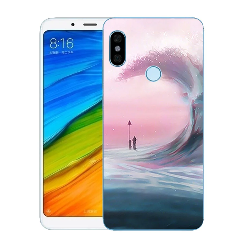 5 99 &quotдля Xiaomi Redmi Note Pro чехол для телефона мягкий силиконовый с принтом&quot Кокос