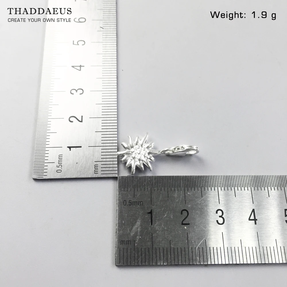Волшебные Подвески Edelweiss Прямая поставка Европейский стиль Стерлинговое Серебро