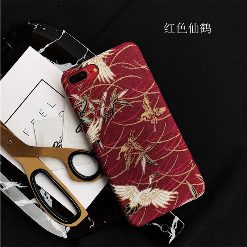 Новая мода 3D вышивка птица жесткий пластиковый чехол для iPhone XS Max XR китайский