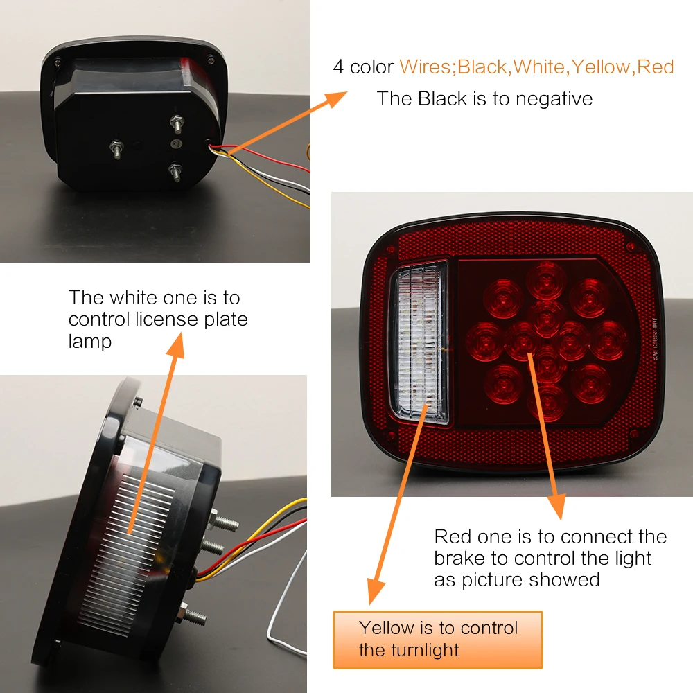 1 шт. Универсальный Грузовик Лодка 39 светодиодный шип крепление комбинированный