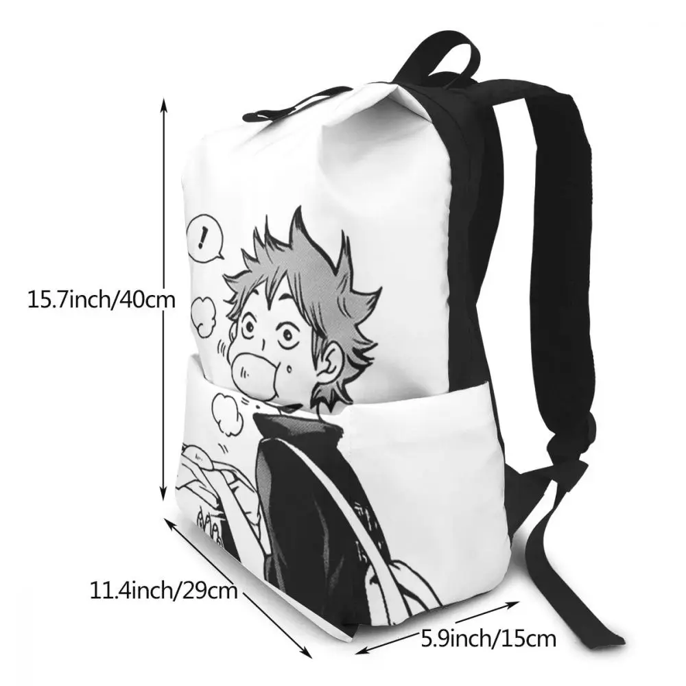 Haikyuu рюкзак HAIKYUU Hinata Eat Senpais рюкзаки высокого качества для мужчин и женщин школьные