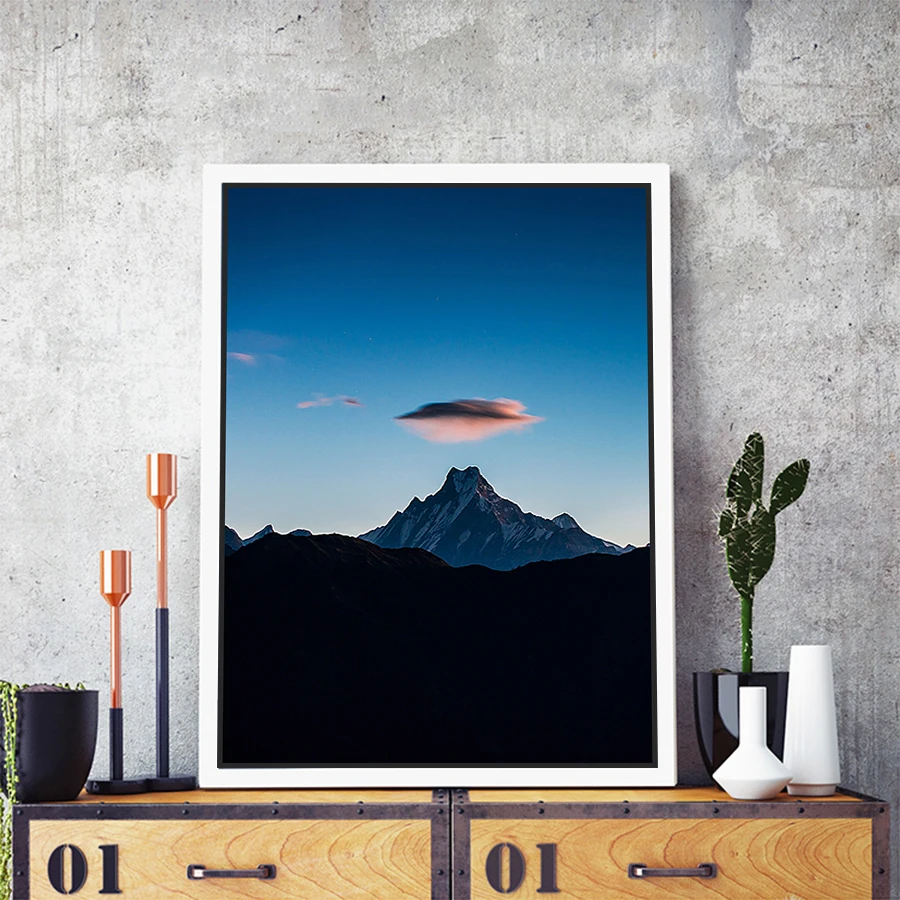 ASAPFOR I Want to Believe Poster X Files Canvas Prints Wall Pictures for Baby Boys Room Decor UFO and Alien Canvaskunst Painting | Дом и сад