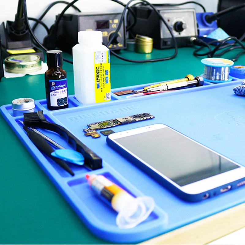 Термоизоляционный паяльный коврик силиконовый BGA паяльная станция рабочий