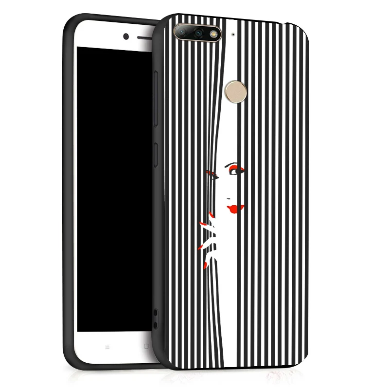 TaryTan чехол для huawei Honor 7A Honor 7C Pro силиконовый мягкий чехол из ТПУ для huawei Y6 Prime Y7 Prime AUM-L41 DUA-L22