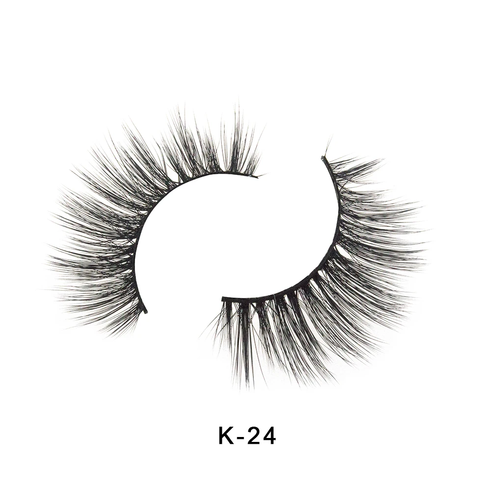 Накладные ресницы Crown Lashes 3d из искусственной норки Индивидуальные с