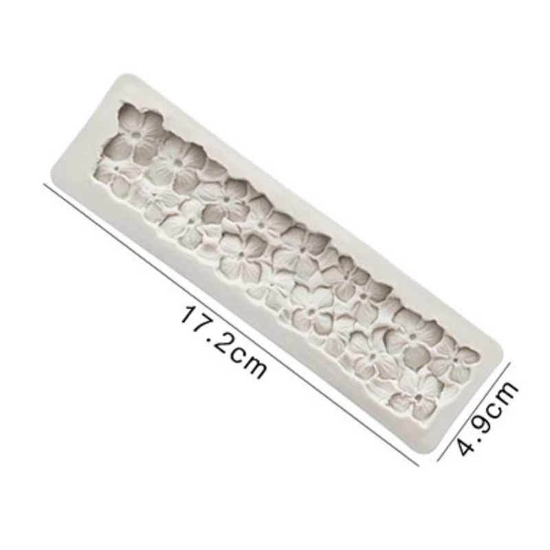 Маленькая Цветочная кластерная форма силиконовая инструмент для украшения