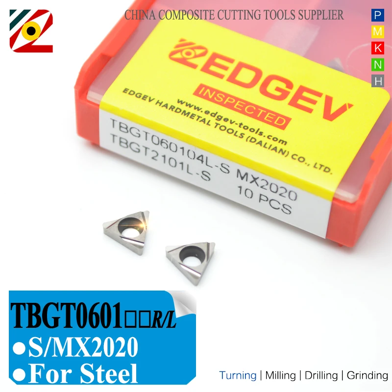 EDGEV wc (карбид вольфрама вставки карбида DCGT11T302L DCGT11T304L S MX2020 расточный токарный